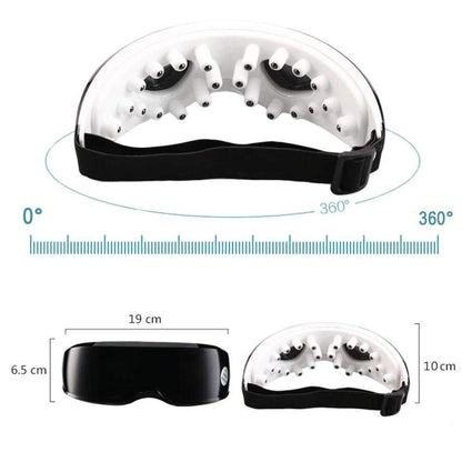 Orku Magnetic Eye Massager Rechargeable - Wireless Pressure Vibration Electric