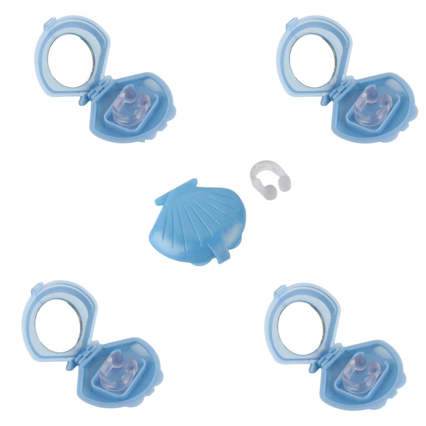 Snoring Aid Device - Silicone Nose Clips with Protective Case, 5 Pack, V238-SUPDZ-16803114054