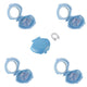 Snoring Aid Device - Silicone Nose Clips with Protective Case, 5 Pack, V238-SUPDZ-16803114054