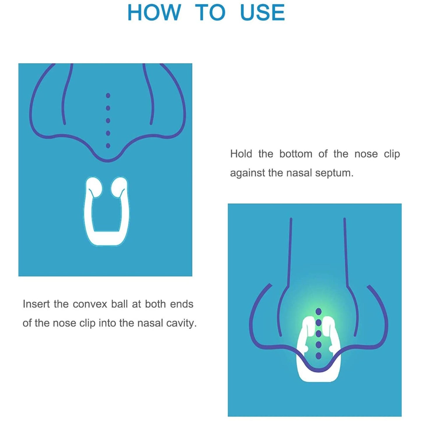 Snoring Aid Device - Silicone Nose Clips with Protective Case, 5 Pack, V238-SUPDZ-16803114054