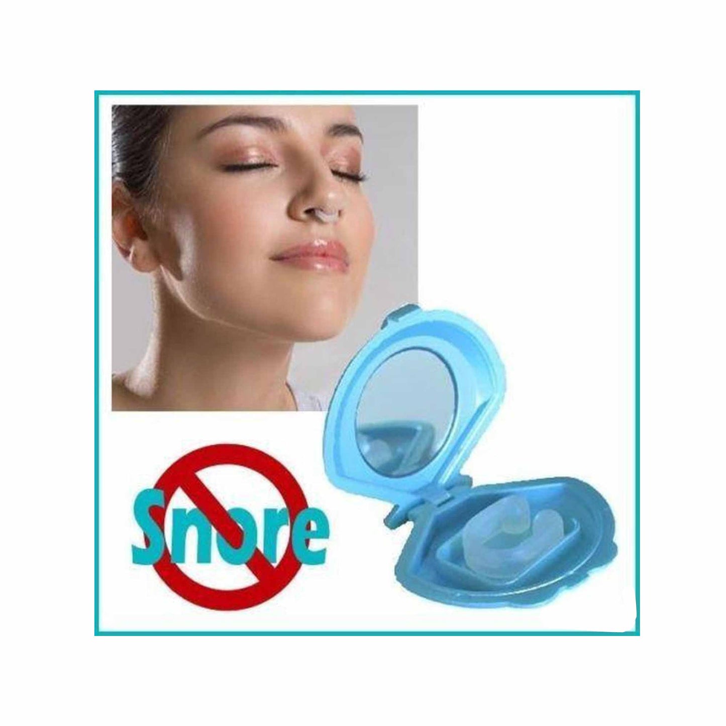 Snoring Aid Device - Silicone Nose Clips with Protective Case, 5 Pack, V238-SUPDZ-16803114054