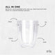 For Nutribullet Small Short Little 18 Oz Cup - For 600W + 900W Model Replacement – view 6
