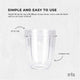 For Nutribullet Small Short Little 18 Oz Cup - For 600W + 900W Model Replacement – view 7