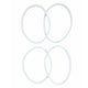 4x For Nutribullet Rubber White Seal - Gasket Ring For Old Models 600W Only