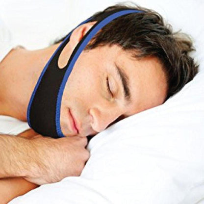 Anti Snoring Solution Adjustable Neoprene Chin Strap - Lightweight, Fully Adjustable, 40-65cm