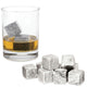 Whiskey Stones Ice Melts - 9 Reusable Natural Marble Chilling Scotch Rocks Cubes – view 2