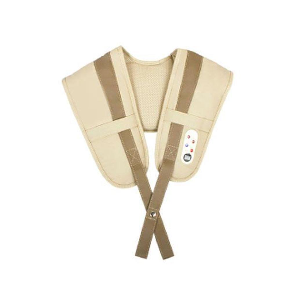 Power Drum Massage Technique Massager - 12 Intensity Levels, Snug Fit, Auto-Rhythmic, Neck & Back Relief