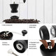 Coffee Bean Grinder - Manual Hand Stainless Ceramic Burr Core Glass Jar Nut Mill – view 7