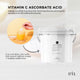 5kg Pharmaceutical Grade Sodium Ascorbate Powder - Buffered Vitamin C, Resealable Tub, Non-Acidic, Soluble – view 3
