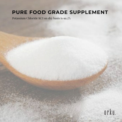 20kg Pure Potassium Chloride KCL E508 Food Grade Powder - Resealable Tub, Nutrient Supplement