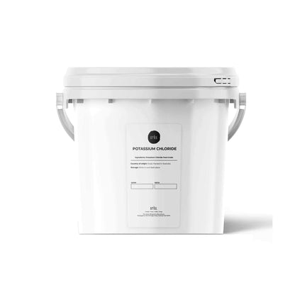 5kg Pure Potassium Chloride KCL E508 Food Grade Powder - Resealable Tub, 99.3% KCI, Salt Replacer
