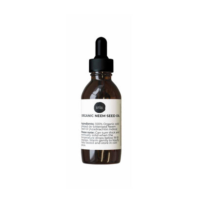 Orku 25ml Organic Neem Seed Oil - Cold Pressed, Virgin, Pharmaceutical Grade, Azadirachtin Rich
