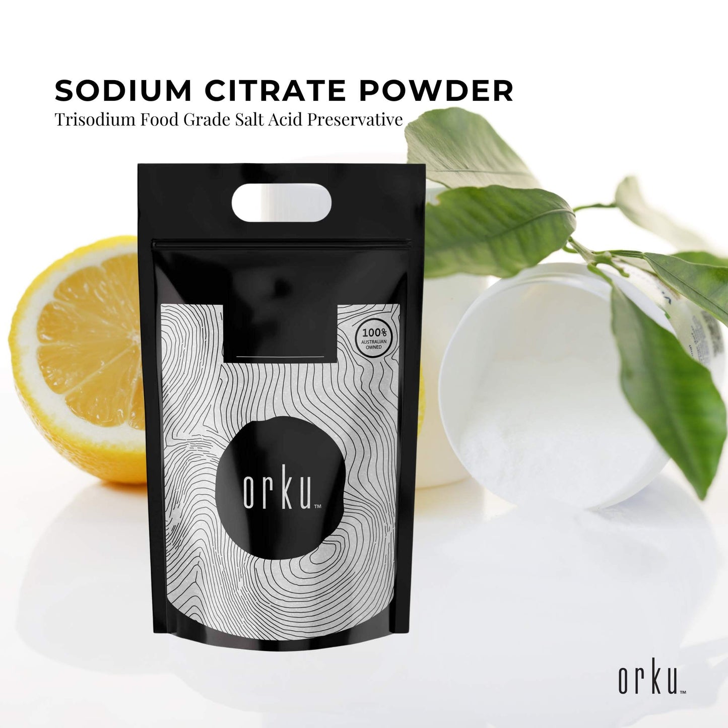 Himalayan Salt Collective Sodium Citrate Powder 20Kg - Food Grade, GMO Free, Resealable Bags