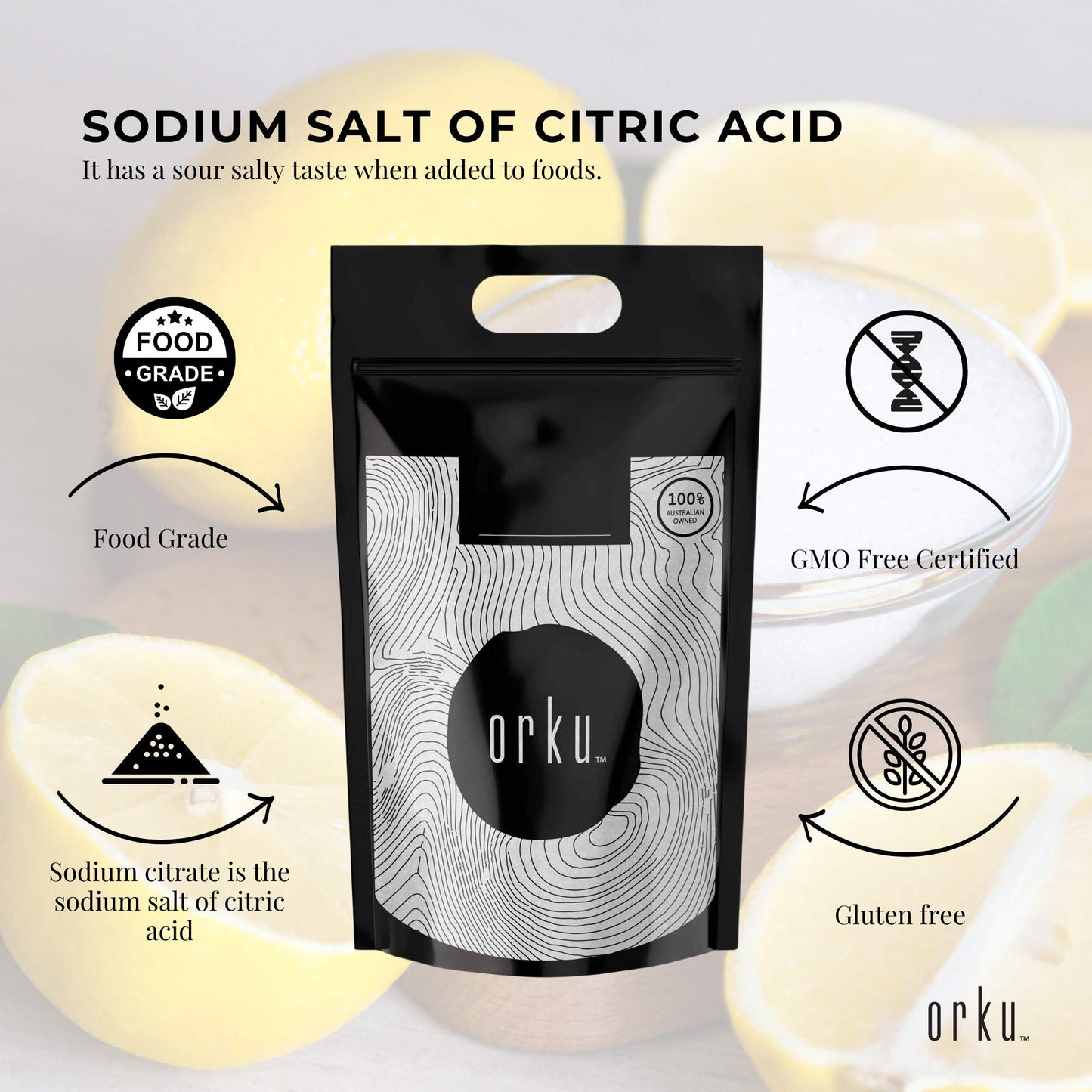 Himalayan Salt Collective Sodium Citrate Powder 20Kg - Food Grade, GMO Free, Resealable Bags