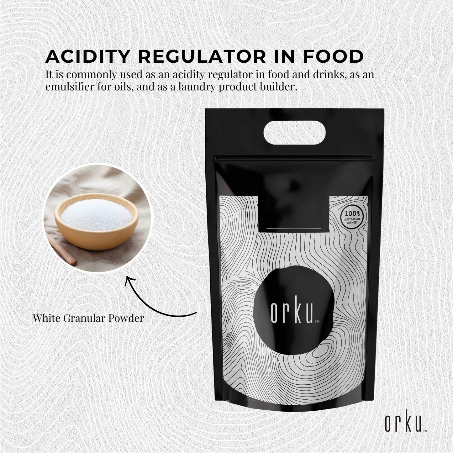 Himalayan Salt Collective Sodium Citrate Powder 20Kg - Food Grade, GMO Free, Resealable Bags
