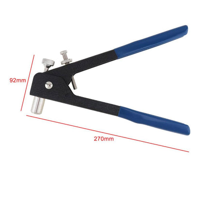 V238 106-Piece Threaded Insert Rivet Kit, Nut Riveter Setter Tool, M3-M8 Mandrels, Steel, Rubber Handle