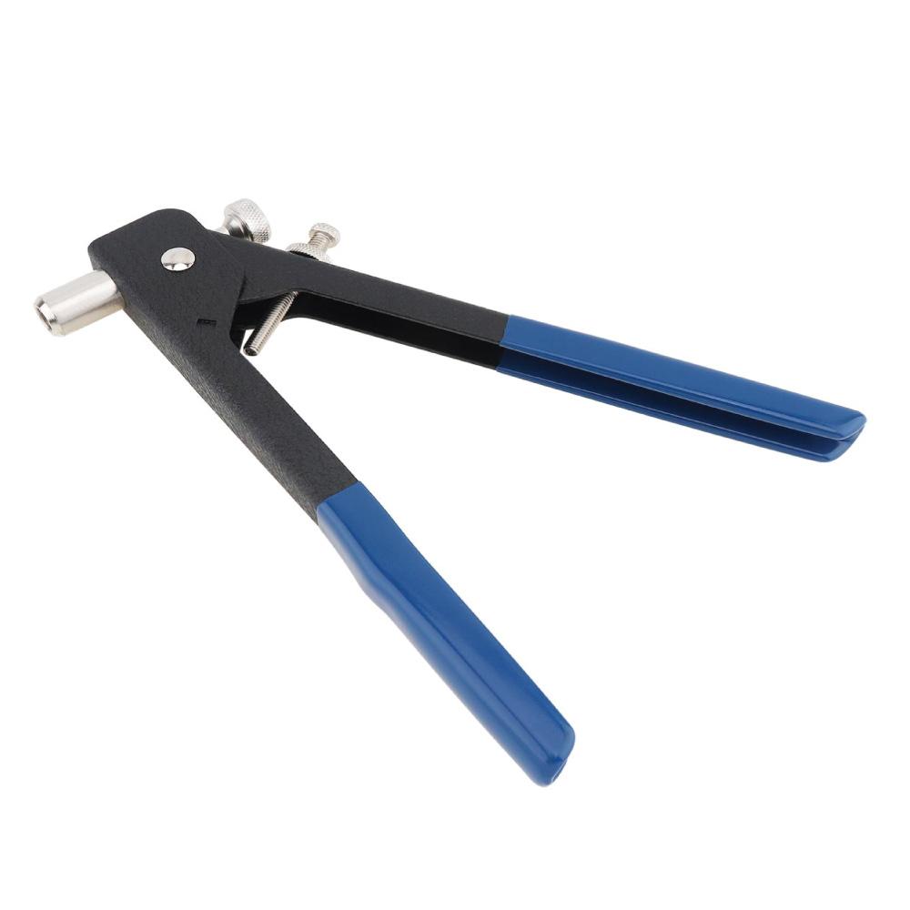 V238 106-Piece Threaded Insert Rivet Kit, Nut Riveter Setter Tool, M3-M8 Mandrels, Steel, Rubber Handle