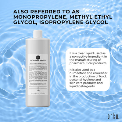500ml Propylene Glycol BP USP 99.9% Purity, Pharmaceutical & Food Grade, Monopropylene