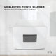 8L White Electric Towel Warmer UV Steriliser Cabinet Small Hot Heater Sanitiser – view 6