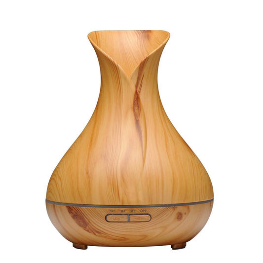 Essential Oil Aroma Diffuser Tulip Light Wood  -Ultrasonic Mist Humidifier – view 2