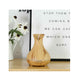 Essential Oil Aroma Diffuser Tulip Light Wood  -Ultrasonic Mist Humidifier – view 3