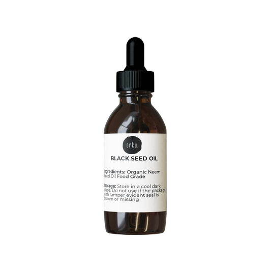Orku Ethiopian Black Seed Oil 25ml - 100% Pure Cold Pressed, Non-Refined, Vegan, No Additives