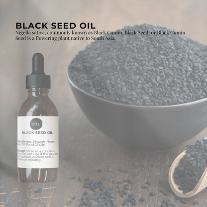 Orku Ethiopian Black Seed Oil 25ml - 100% Pure Cold Pressed, Non-Refined, Vegan, No Additives