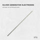 8" Silver Rods 18 Gauge 99.99% Pure Soft Wire for Colloidal Silver Generators – view 3