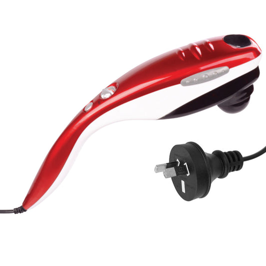 Compact Handheld Body Massager V238-SUPDZ - 6 Heads, Adjustable Speeds, Ergonomic Design, 28W Power