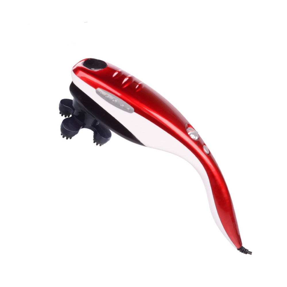 Compact Handheld Body Massager V238-SUPDZ - 6 Heads, Adjustable Speeds, Ergonomic Design, 28W Power