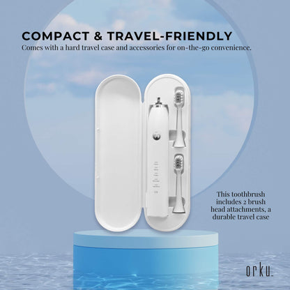 Bewellaero Smart Sonic Electric Toothbrush AOE03 - USB Rechargeable, 5 Modes, 2 Heads, IPX7 Waterproof