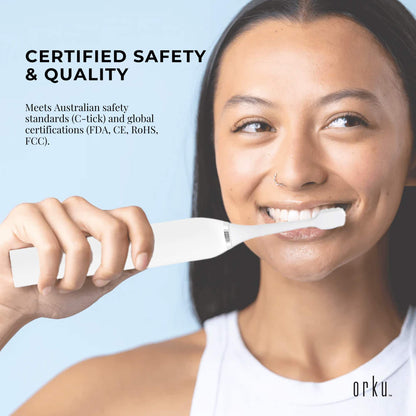 Bewellaero Smart Sonic Electric Toothbrush AOE03 - USB Rechargeable, 5 Modes, 2 Heads, IPX7 Waterproof