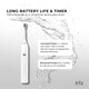 Bewellaero Smart Sonic Electric Toothbrush AOE03 - USB Rechargeable, 5 Modes, 2 Heads, IPX7 Waterproof – view 6