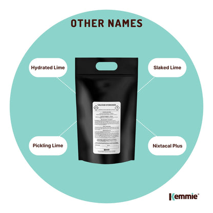 20Kg Food Grade Calcium Hydroxide Powder FCC Hydrated Slaked Lime for Pickling & Nixtamalization