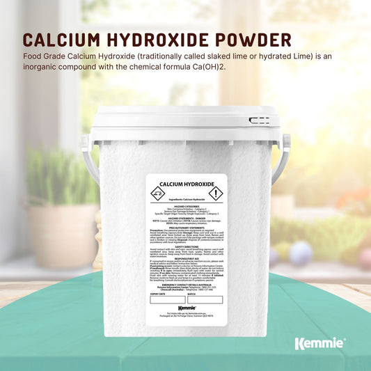 Food Grade Calcium Hydroxide Powder 600g FCC Hydrated Slaked Lime for Pickling & Tortillas – view 2
