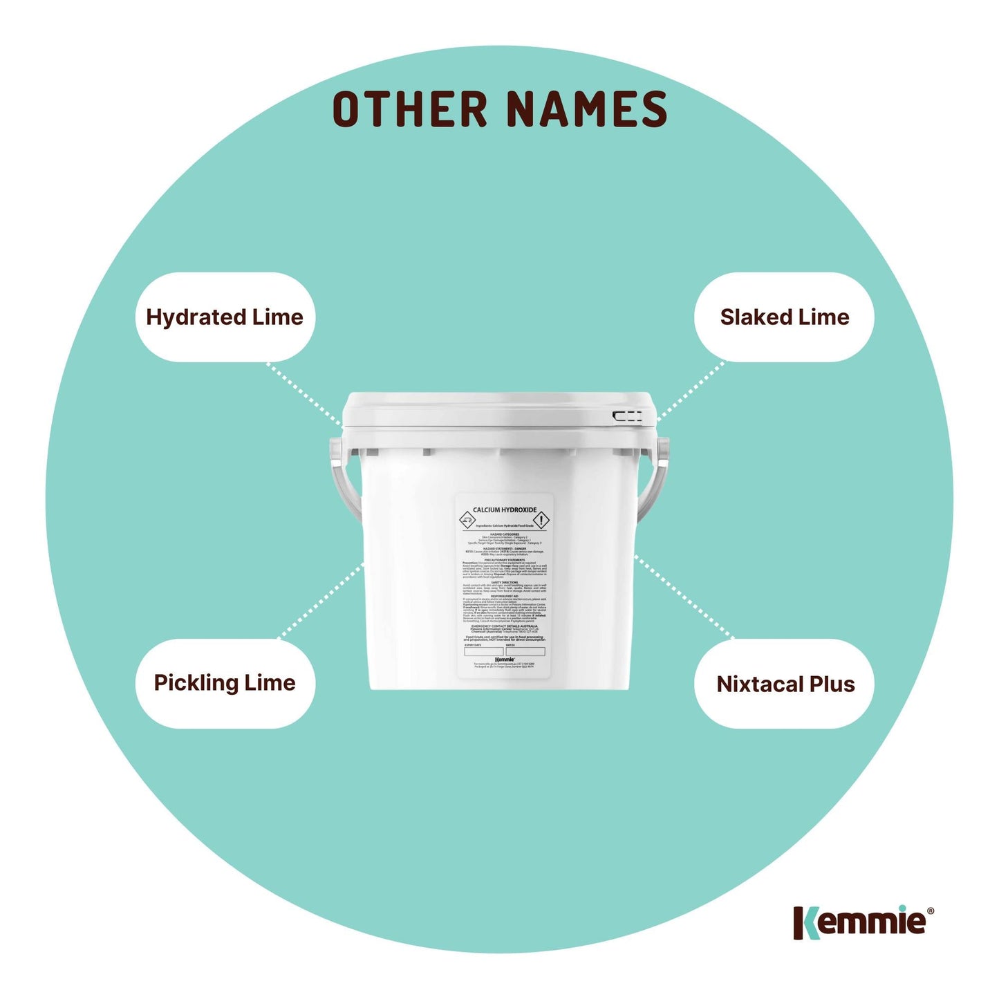 2.5kg Food Grade Calcium Hydroxide Powder FCC Hydrated Slaked Lime Pickling Lime