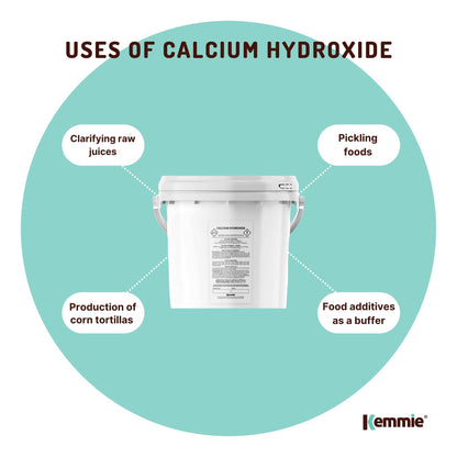 2.5kg Food Grade Calcium Hydroxide Powder FCC Hydrated Slaked Lime Pickling Lime