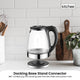 1.7L Electric Glass Kettle LED Blue Light 360 Automatic Cordless Water Boiling Jug – view 5