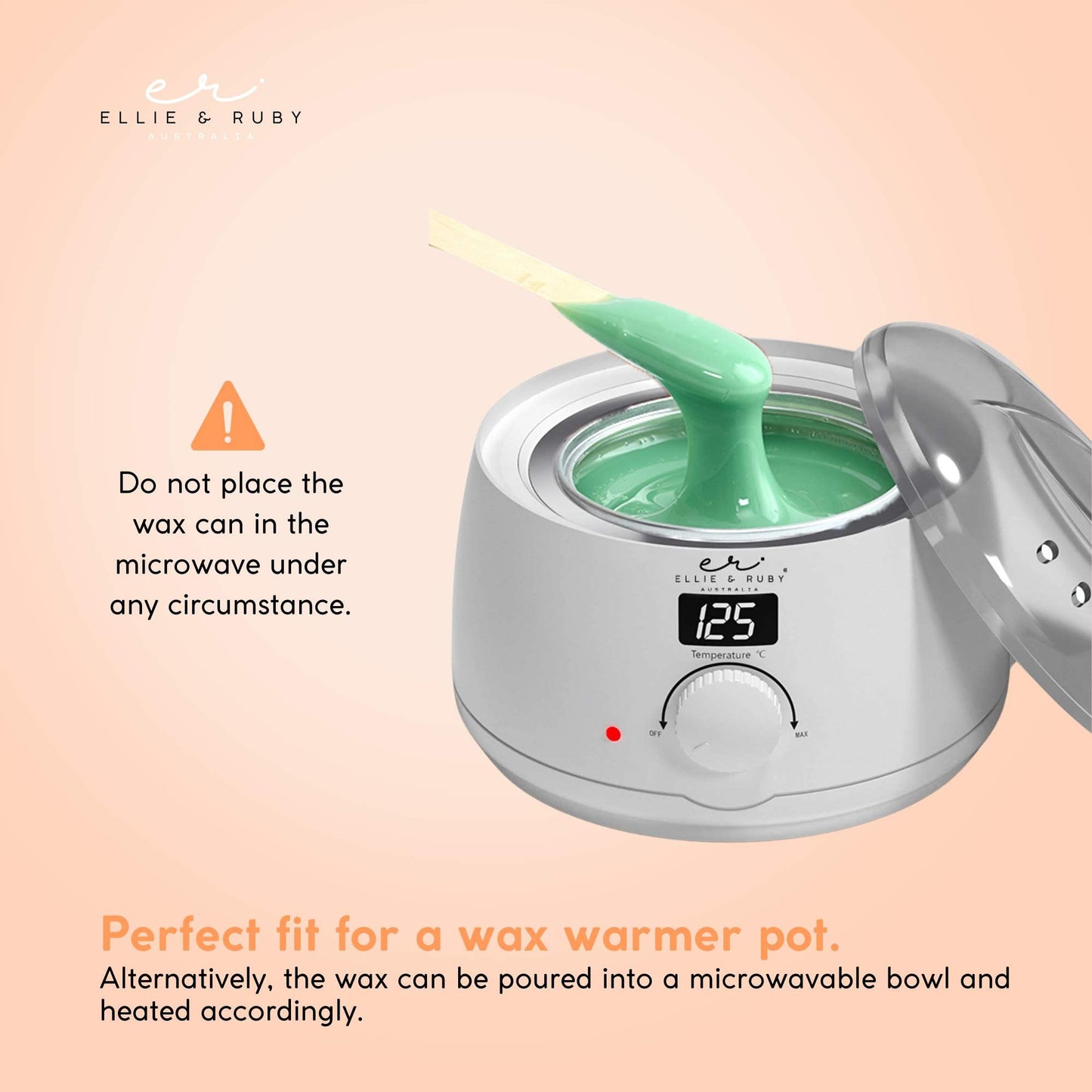Aloe Vera 400g Soft Wax Hair Removal - Water Soluble, All Skin Types, Resealable Can