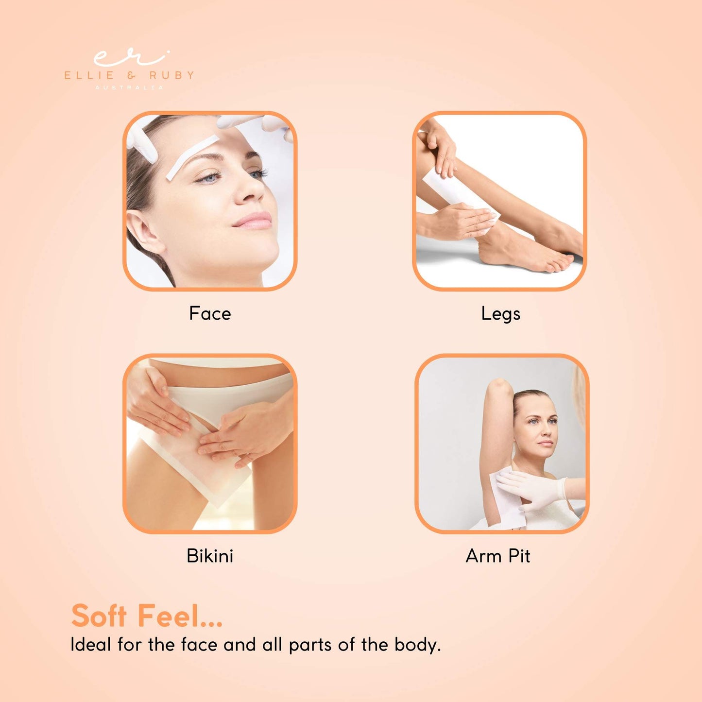 Aloe Vera 400g Soft Wax Hair Removal - Water Soluble, All Skin Types, Resealable Can