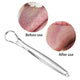Stainless Steel Tongue Scraper Cleaner Oral Hygiene Reduce Bad Breath Metal Tool – view 6
