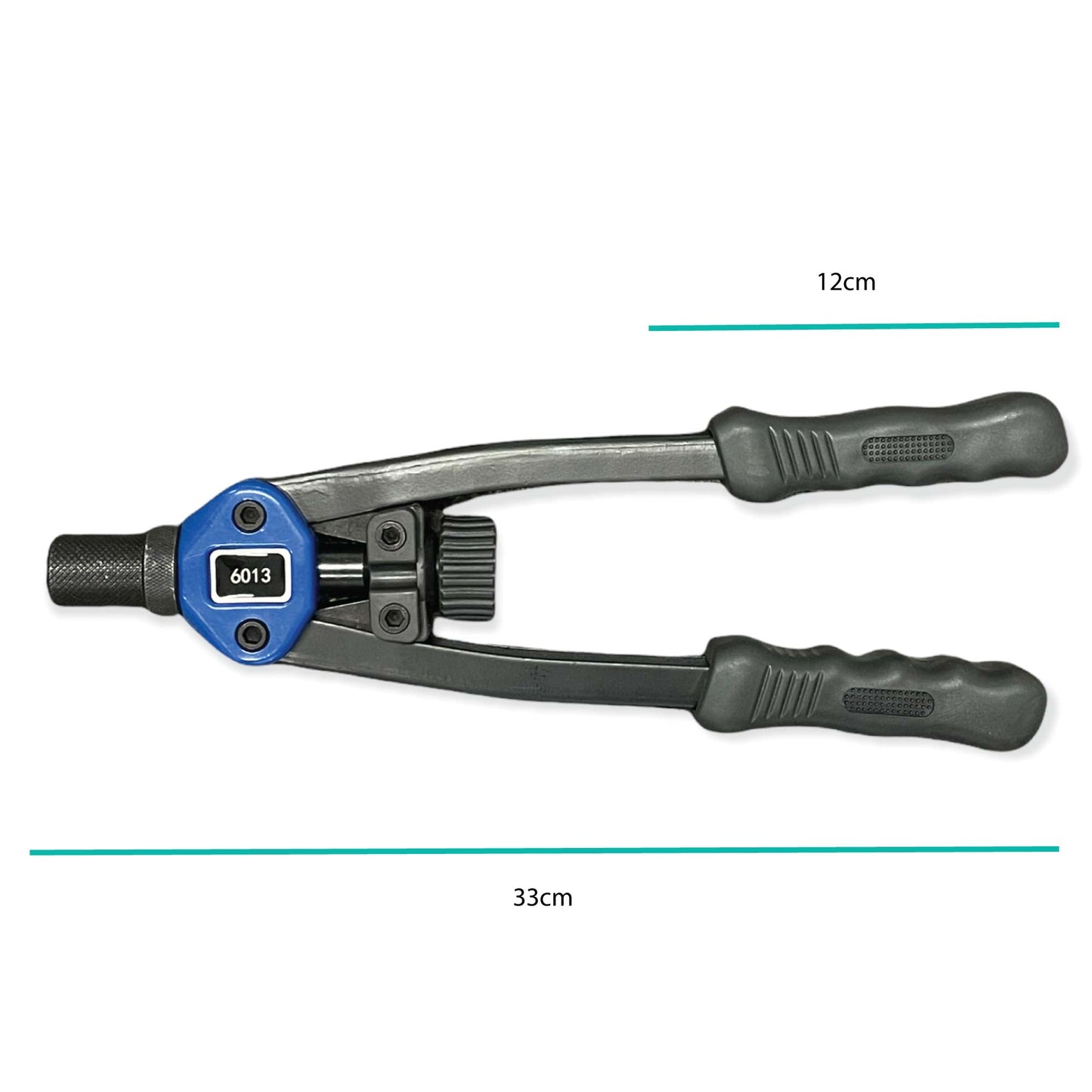 Rivnuts & Riveter Gun Kit 110 Pcs, Model 6013, M3-M12 Mandrels, Chrome-Molybdenum Steel, Ergonomic Handles