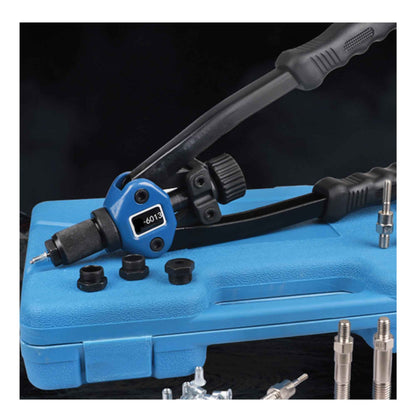 Rivnuts & Riveter Gun Kit 110 Pcs, Model 6013, M3-M12 Mandrels, Chrome-Molybdenum Steel, Ergonomic Handles