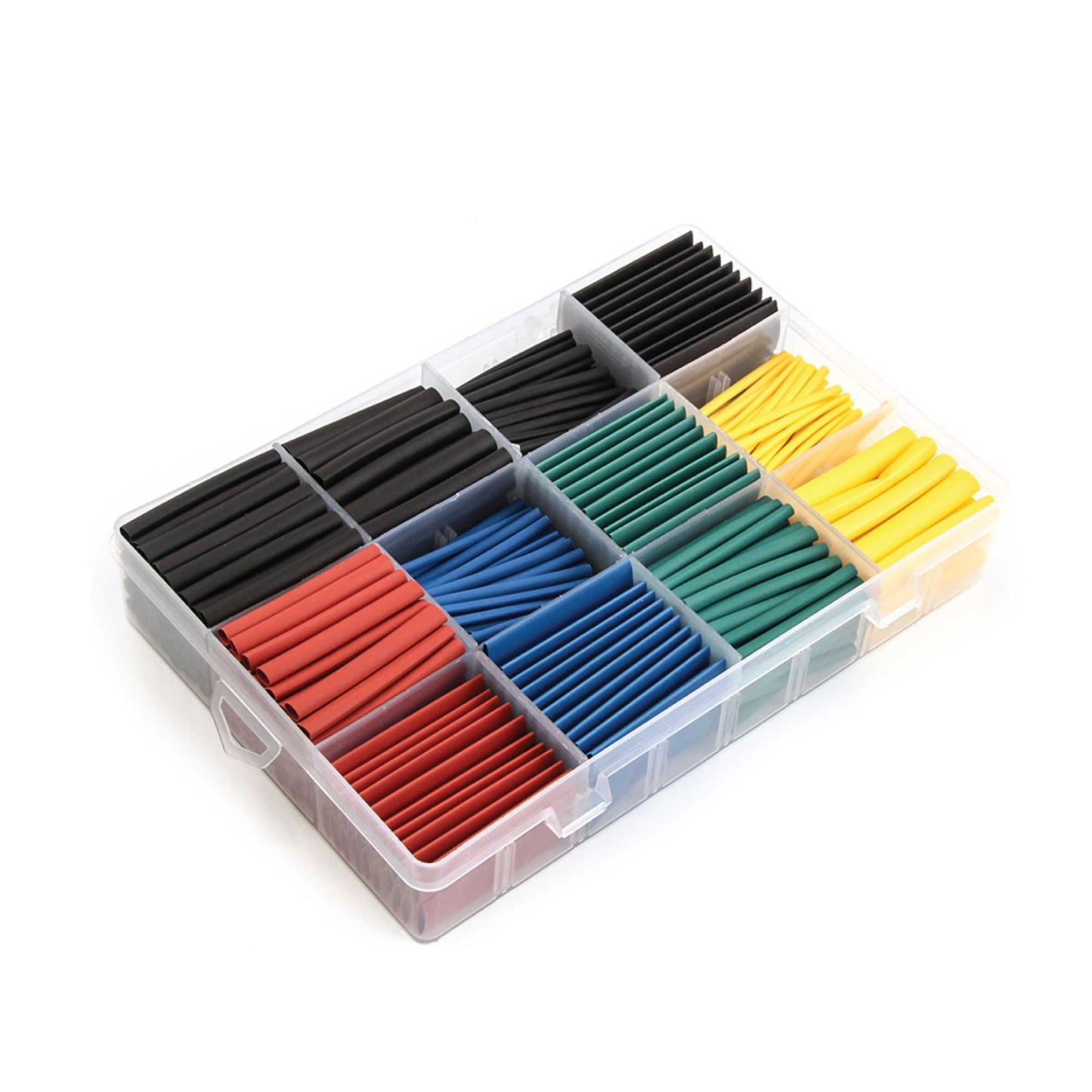 530 Pcs Heat Shrink Tubing Set, 5 Colors, 1.5-10mm, Polyolefin, Flame Retardant, RoHs CE Approved