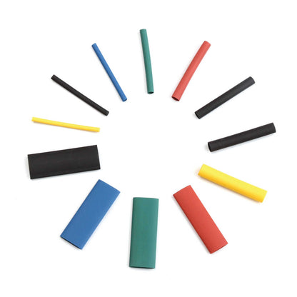 530 Pcs Heat Shrink Tubing Set, 5 Colors, 1.5-10mm, Polyolefin, Flame Retardant, RoHs CE Approved