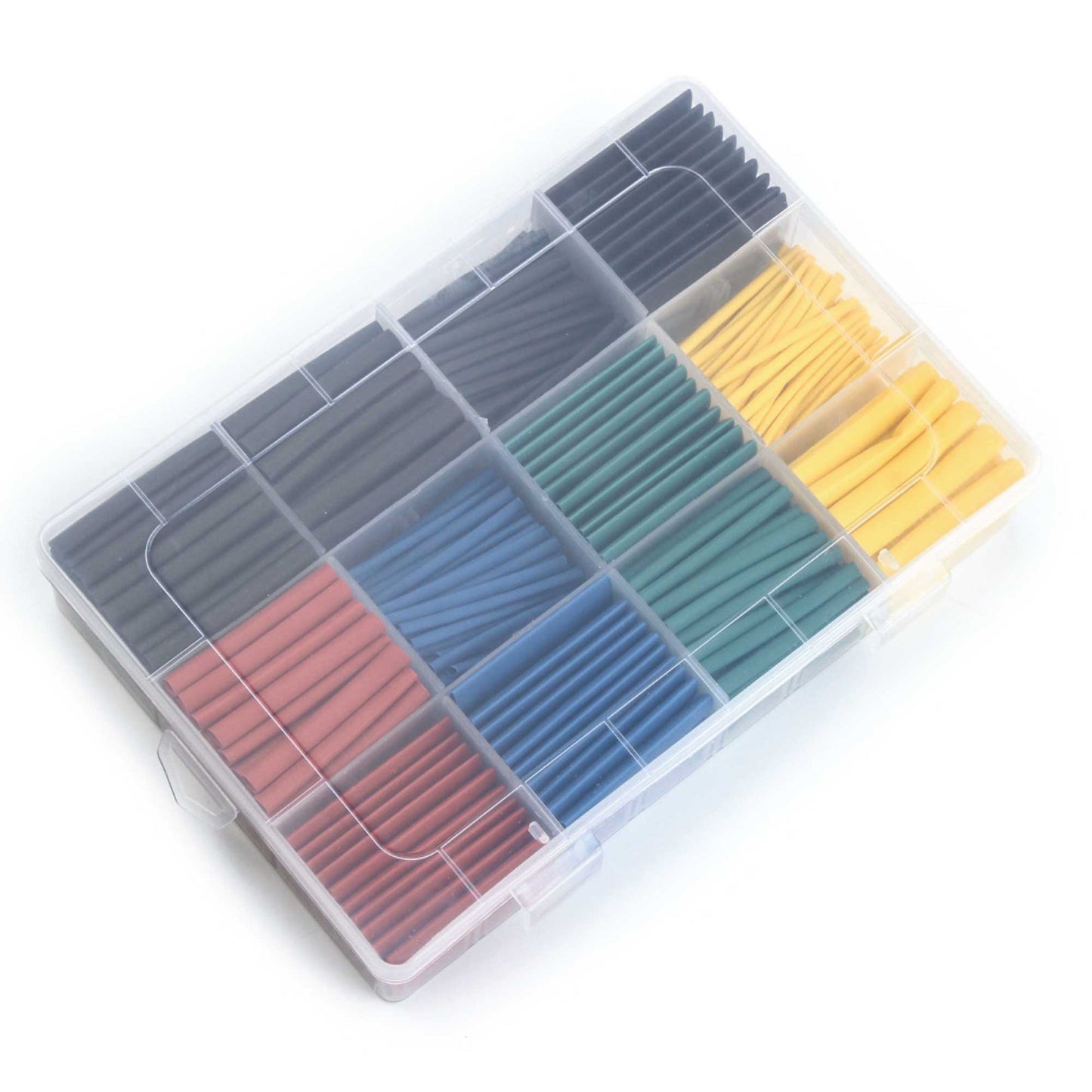 530 Pcs Heat Shrink Tubing Set, 5 Colors, 1.5-10mm, Polyolefin, Flame Retardant, RoHs CE Approved