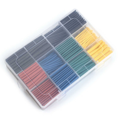 530 Pcs Heat Shrink Tubing Set, 5 Colors, 1.5-10mm, Polyolefin, Flame Retardant, RoHs CE Approved