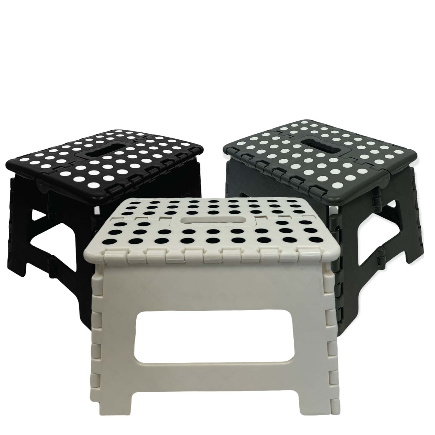 Folding Step Stool 22cm Portable Collapsible Chair, Non-Slip, Random Colour, PP/EVA Plastic