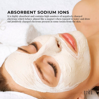 400g Organic Sodium Bentonite Clay Powder - Cosmetic Montmorillonite