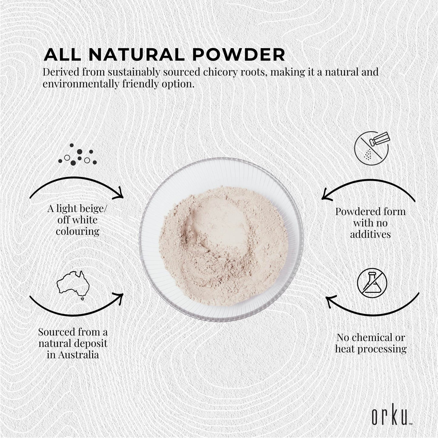 400g Organic Sodium Bentonite Clay Powder - Cosmetic Montmorillonite